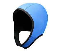 Easnea Cuffia da surf in neoprene da 3 mm, estensibile con sottogola, per muta termica, per sport acquatici, nuoto, kayak, snorkeling (blu)