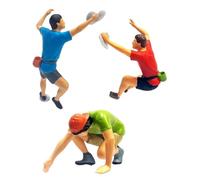 Easnea Miniatura Rock Climber Sport Arrampicata Personaggi in miniatura Arrampicata Mini Figure Arrampicata Micro Paesaggio Diorama Scenario Calibro Persone Modello Decorazione per progetti fai da te