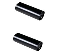 Easnuroz Mobile Per Apparecchiature Audio Hi-Fi Con Ripiani Regolabili Coperture Decorative, Montanti, Viti Esagonali, Piedini, Distanziatori(13CM*2-F)