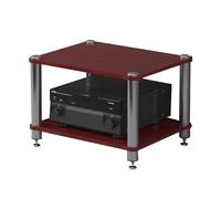 Easnuroz Mobile Porta TV/Hibilo HiFi Supporto HiFi A 1/2/3/4 Ripiani Per Giradischi Mensola Angolare Per Dispositivi Multimediali AV Per Soggiorni E Studi, Supporti(Brown,60 * 48 * 37cm(2Tier))