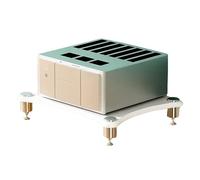 Easnuroz Supporto HiFi per giradischi Ripiano HiFi AV a 1/2/3/4 livelli Torre portaoggetti regolabile per supporti AV, giradischi/stampante/decoder Sky/TV(bianca,60 * 48 * 10cm(1Tier))