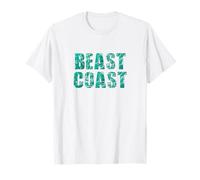 East Coast Beast Coast - Design graffiato Maglietta