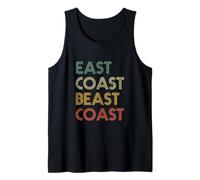 East Coast Beast Coast, Design Vintage retrò Canotta