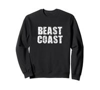 East Coast Beast Coast Graffiato Distressed Felpa