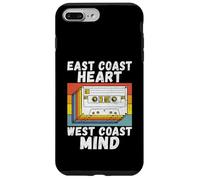East Coast Heart West Coast Mind anni '90 Hip Hop Custodia per iPhone 7 Plus/8 Plus