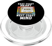 East Coast Heart West Coast Mind anni '90 Hip Hop PopSockets PopGrip per MagSafe