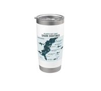 East Coast Shark Sightings Cool Map Bicchiere termico in acciaio inox doppia parete