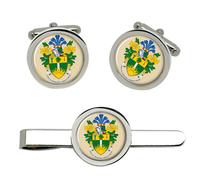 East Grinstead (Inghilterra) Gemelli E Fermacravatta Set