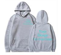East-hai-buy Felpa con Cappuccio Personalizzata Felpe Personalizzate Progetta Le tue Immagini/Logo Uomo Donna Harajuku Pullover Streetwear Famiglia Coppia Regalo color3,L