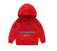 East-hai-buy Felpe con Cappuccio Personalizzate Felpe per Bambini Personalizza Il Tuo Design Ragazzi Ragazze Pullover 3 4 5 6 7 8 Anni Top Color1,110