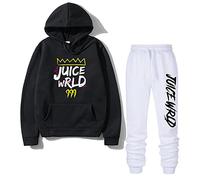East-hai-buy Tuta da Uomo RIP Rapper 2PCS Completi Set Felpe con Cappuccio a Maniche Lunghe Felpe + Pantaloni Sportivi con Coulisse Jogger Club Tuta da Ginnastica