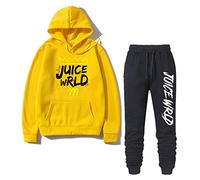 East-hai-buy Tuta da Uomo RIP Rapper 2PCS Completi Set Felpe con Cappuccio a Maniche Lunghe Felpe + Pantaloni Sportivi con Coulisse Jogger Club Tuta da Ginnastica