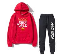East-hai-buy Tuta da Uomo RIP Rapper 2PCS Completi Set Felpe con Cappuccio a Maniche Lunghe Felpe + Pantaloni Sportivi con Coulisse Jogger Club Tuta da Ginnastica