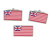 East India Company 1707-1801 Bandiera Gemelli E Fermacravatta Set