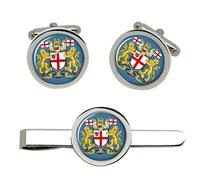 East India Company ( Eic ) Gemelli E Fermacravatta Set