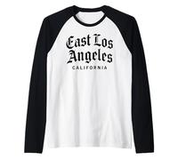 East Los Angeles California Boyle Heights Whittier Blvd 323 Maglia con Maniche Raglan