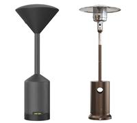 EAST OAK Copertura per riscaldatore da patio Oxford 300D impermeabile antipolvere 231,9×87,9×50,5 cm