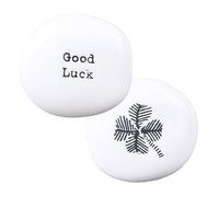 East of India Porcelain Pebble - Good Luck