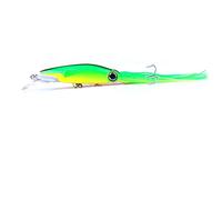 East Rain Calamaro esca per nuoto esche rigide Lingcod Pesci di mare Pesca in mare polpo Jig Head (14cm/40g, opzione 6colori)