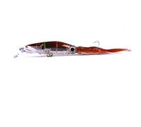East Rain Calamaro esca per nuoto esche rigide Lingcod Pesci di mare Pesca in mare polpo Jig Head (14cm/40g, opzione 6colori)