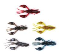East Rain Esca da nuoto per aragoste per esche morbide Langouste per pesca alla spigola Applicare a piattaforme da pesca (PVC, 5 colori, opzione 3 dimensioni)