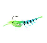 East Rain Esche realistiche in plastica morbida pre-montate a forma di gamberetto Jig Head Bionic Swimming Bait (2,76 pollici/7 cm 0,21 once/6 g o 4,33 pollici/11 cm 0,48 once/13,5 g)