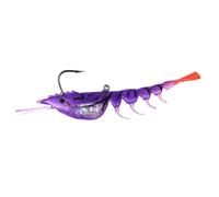 East Rain Esche realistiche in plastica morbida pre-montate a forma di gamberetto Jig Head Bionic Swimming Bait (2,76 pollici/7 cm 0,21 once/6 g o 4,33 pollici/11 cm 0,48 once/13,5 g)