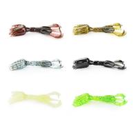 East Rain Jellyfish Esca morbida a forma di ombrello con zampe di ragno e Buzzbait con gonna (5 g / 0,18 once 8,2 cm / 3,2 pollici 6 colori opzione)