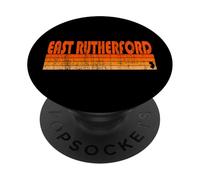 East Rutherford, New Jersey Stile retrò anni '80 PopSockets PopGrip Adesivo