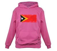 East Timor Grunge Stile Bandiera - Bambini Felpa/Maglione - Timor-Leste Dili