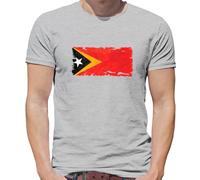 East Timor Grunge Stile Bandiera - T-Shirt - Timor-Leste Dili Asia Campagna