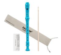 EAST TOP Flauto dolce soprano per bambini principianti, flauto dolce tedesco a 8 fori, in plastica, 3 pezzi, con bastoncino per la pulizia, custodia in cotone, grafico per diteggiatura, scatola