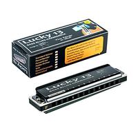 East top Lucky 13 Bass Plus Blues Armonica 13 fori Armonica diatonica a bocca professionale Richter, chiave di Si♭ per adulti