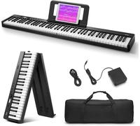 Eastar EP-10 Pianoforte Digitale 88 Tasti Pieghevole con Bluetooth e Borsa