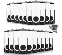 EASTBULL Chiavetta USB da 4 GB, confezione da 20, colore: nero