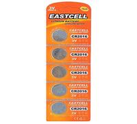 EASTCELL 5 X Cr2016 3 V batteria a bottone al litio 75 mAh (1 Blister ercard a 5 Batterie) prodotto di marca