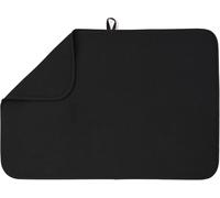 EastElegant Tappetino per asciugapiatti XXL in microfibra super assorbente, per piatti da cucina, per stoviglie, utensili, pentole e padelle, 43 x 61 cm, nero