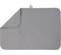 EastElegant Tappetino per asciugapiatti XXL in microfibra super assorbente, per piatti da cucina, per stoviglie, utensili, pentole e padelle, 43 x 61 cm, grigio