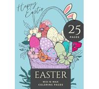 Easter 2025 Colouring book / 25 page Colouring book / Great for kids and adults