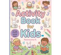 Easter - Activity Book for Kids: 50 Single Sided Page Activity Book for Kids-Easter Themed Mazes, Word Search, Alphabet, Counting, Matching Games, ... Tracing, Designing, Complete the Drawing