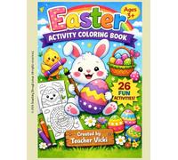 Easter Activity Book for Kids Ages 3+: Bunny Coloring, Puzzles, and Learning Activities
