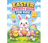 Easter Activity Book for Kids Ages 4-6: Easter Learning Workbook with Counting, Tracing, Mazes, and Scissor Skills