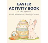 Easter Activity Book for Kids Ages 5-8: Mazes, Word Search, Coloring, Spot the Difference & Spring Puzzles (Calm Nest Studio Easter Collection)