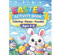 Easter Activity Book for Kids: Coloring, Mazes, Puzzles | Ages 4-8