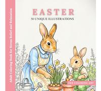 Easter: Adult Coloring Book for Stress Relief and Relaxation