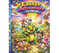 Easter Adventure to Color.: Coloring Book. Standard Edition Black & White.
