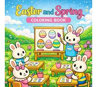 Easter and Spring Coloring Book: 40 Cozy Easter and Spring Illustrations to Color, Relax, and Rediscover the Magic of the Season