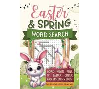 Easter and Spring Word Search Puzzle Book: Springtime Fun and Relaxing Brain Word Searches Game with Easy-to-Read Print | 6x9 Inches, 110 Pages | 50+ ... Gift for Holidays, Vacations, and Leisure