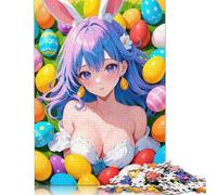 Easter Anime Magic Jigsaw Puzzle Impossibili 1000 Pezzi Decorazione Per La Casa. Giochi Rilassamento E Intelligence Per Adulti E Ragazzi Da 14 Anni 500pcs (52x38cm)