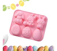 Easter Baking Molds, Non Stick Craft Tool, Epoxy Resin Casting Mold with Sturdy Material, Candy Pastry Accessory, Mold Set with Creative Design, Kitchen Tool for Gummies and Cupcake Use
